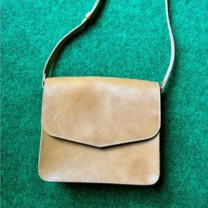 Portland Leather Goods Hawthorne Crossbody- Tan “Almost Perfect”